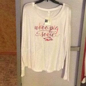 “Woo pig sooie” long sleeve women’s T-shirt